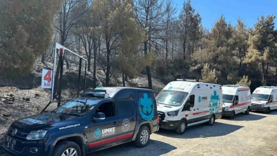 İl Sağlık Müdürü Şenkul, yangından etkilenen şahıslara 'geçmiş olsun' ziyareti