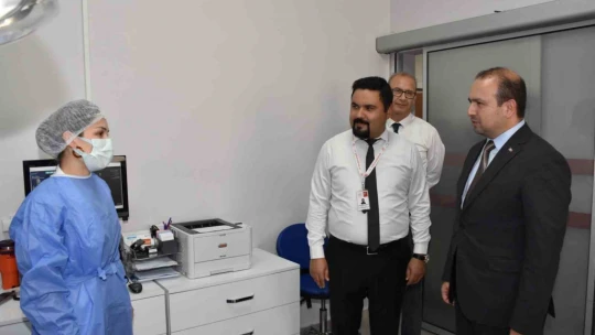 İl Sağlık Müdürü Şenkul yeni hizmete giren semt polikliniğinde incelerde bulundu