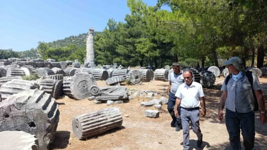 İlk planlı şehir Priene, UNESCO Dünya Mirası Listesi'ne girmeyi bekliyor