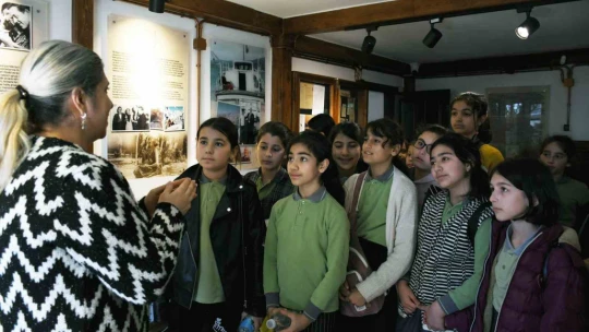 İlkokul öğrencileri Kuşadası'nın iki yeni turistik rotasını çok sevdi