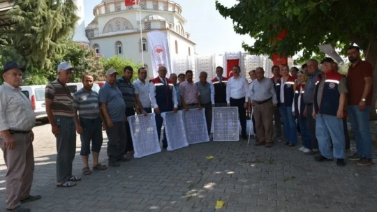 İncir üreticilerine kurutma kerevitleri dağıtıldı