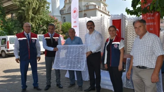 İncir üreticilerine kurutma kerevitleri dağıtıldı