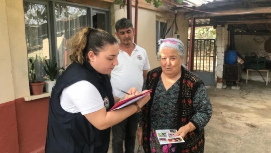 İncirliova Belediyesi Ekim ayında 445 evi ziyaret etti