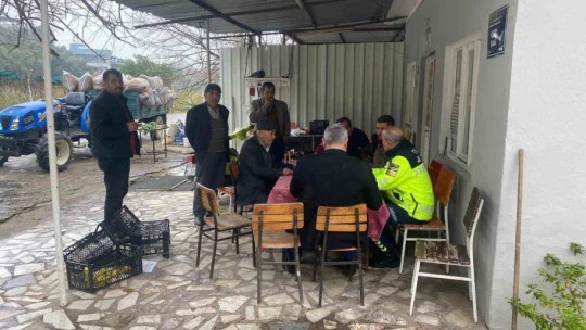 İncirliova'da jandarmadan motosiklet sürücülerine bilgilendirme