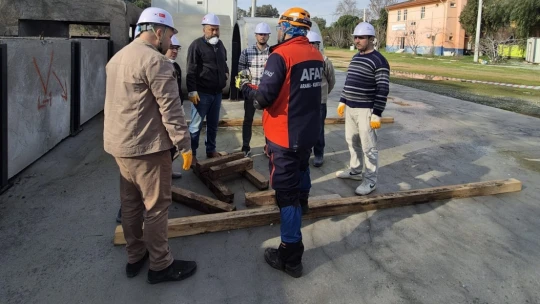 İncirliova'da müftülük personellerine 'deprem' eğitimi
