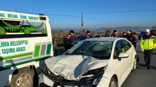 İncirliova'da otomobil motosiklete çarptı: 1 ölü