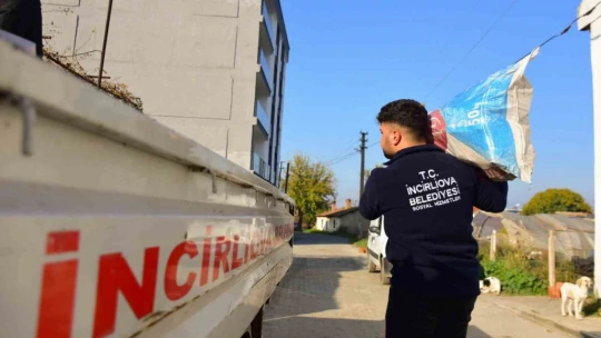 İncirliova'da yakacak destekleri bin aileye ulaştı