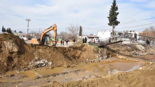 İncirliova'da Yalkıdere Çayı'na yeni köprü