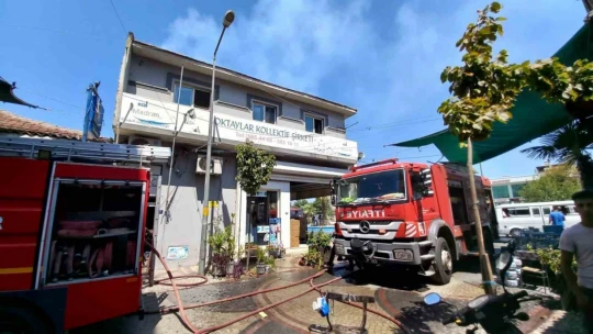 İncirliova'daki yangın korkuttu