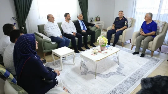 İncirliova protokolü gazi Çalışkan'ı unutmadı