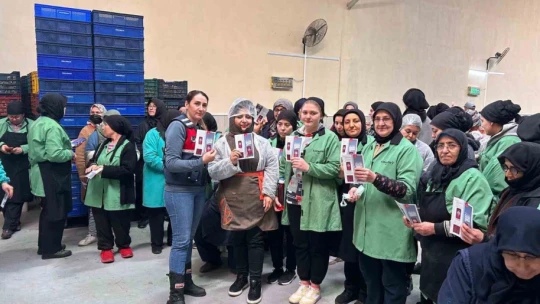 İncirliovalı kadınlara KADES'e karşı bilgilendirildi