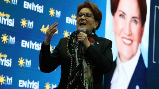 İYİ Parti Genel Başkanı Akşener: 'İspatlarsanız politikayı bırakırım'