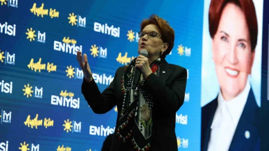 İYİ Parti Genel Başkanı Akşener: 'İspatlarsanız politikayı bırakırım'