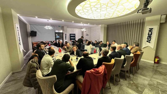 İzmirli iş insanları ASKON Aydın Şubesi'nde Aydınlı iş insanları ile buluştu