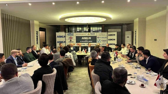 İzmirli iş insanları ASKON Aydın Şubesi'nde Aydınlı iş insanları ile buluştu