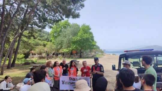 Jandarma 50 öğrenciyi bilgilendirdi