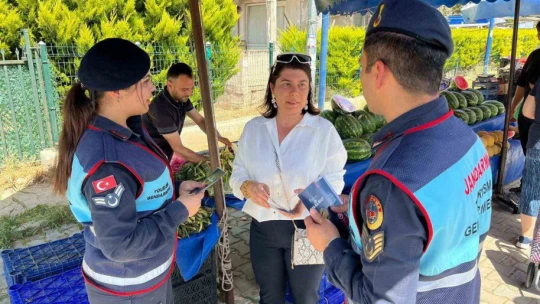 Jandarma Akbük'te bilgilendirdi