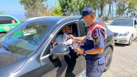 Jandarma'dan Milli Park'ta vatandaşlara yangın uyarısı