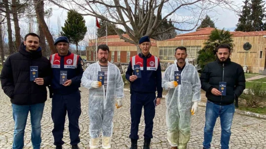 Jandarma ekipleri antik kent ziyaretçilerini bilgilendirdi