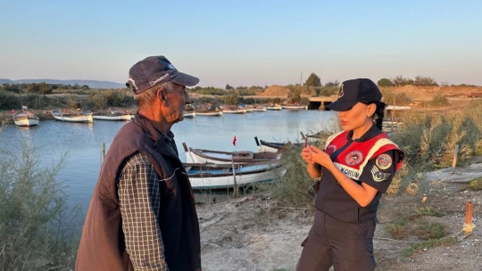 Jandarma ekipleri Bafa Gölü'nde yasadışı avcılığa geçit vermiyor