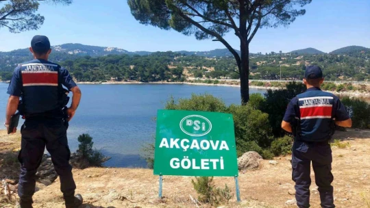 Jandarma ekipleri baraj ve göletlerde boğulma tehlikesine karşı uyardı
