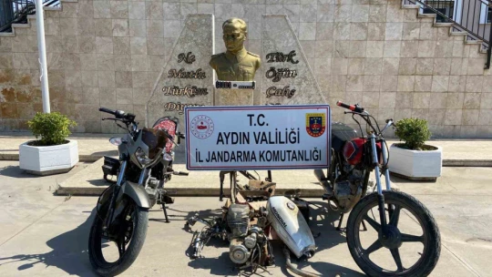 Jandarma ekipleri motosiklet hırsızlığı çetesini çökertti
