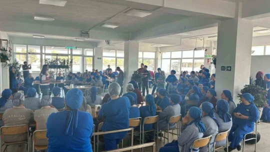 Jandarma ekipleri Sökeli kadınları bilgilendirdi