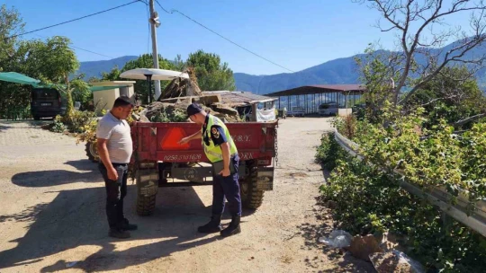 Jandarma ekiplerinden ROPS denetimi