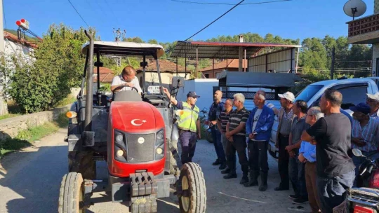 Jandarma ekiplerinden ROPS denetimi