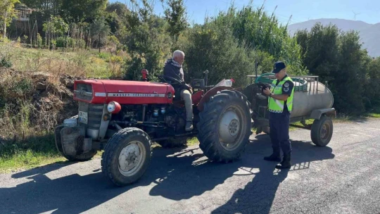 Jandarma ekiplerinden ROPS denetimi