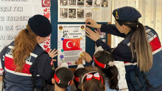 Jandarma ilkokul öğrencileri ile bir araya geldi