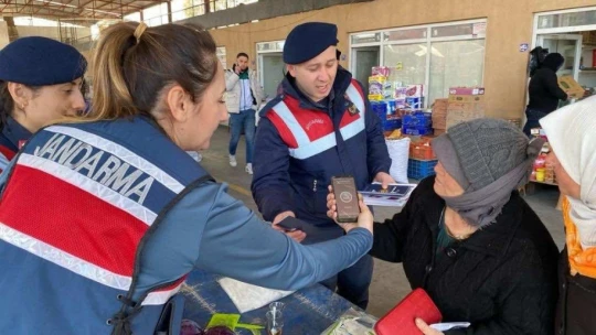 Jandarma, kadına karşı şiddete dikkat çekti