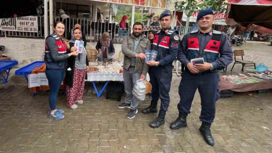Jandarma kadınları KADES hakkında bilgilendirildi