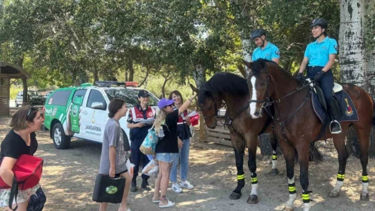 Jandarma Milli Park'ta bilgilendirmede bulundu