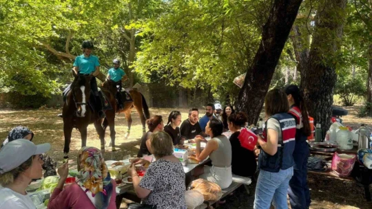 Jandarma Milli Park'ta bilgilendirmede bulundu