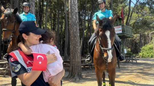 Jandarma Milli Park'ta bilgilendirmede bulundu