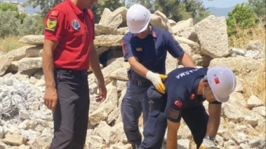 Jandarma personeline depremde arama kurtarma eğitimi verildi