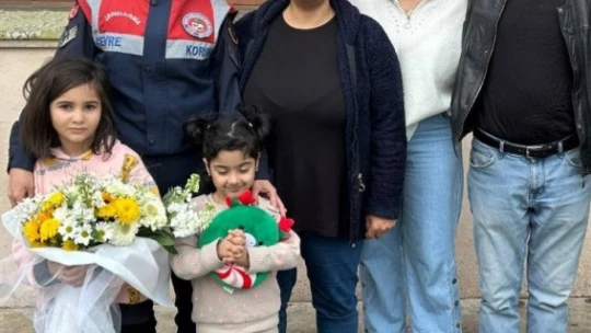 Jandarma, şehit ailesini unutmadı