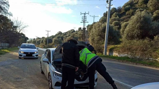 Jandarmadan 'çakar' denetimi