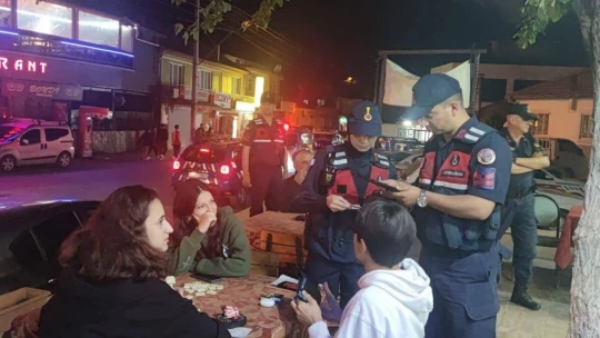 Jandarmadan 'şok' yol kontrolü