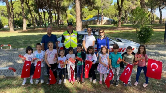 Jandarmadan 528 öğrenciye trafik bilgilendirmesi
