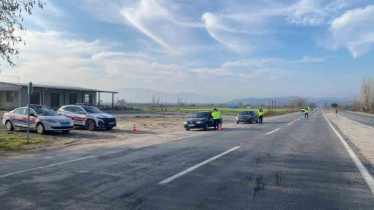 Jandarmadan havadan trafik denetimi
