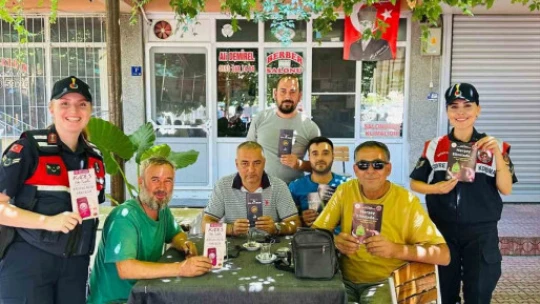 Jandarmadan Koçarlı'da vatandaşlara bilgilendirme