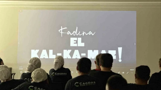Jandarmadan Kuyucak'ta işçilere bilgilendirme