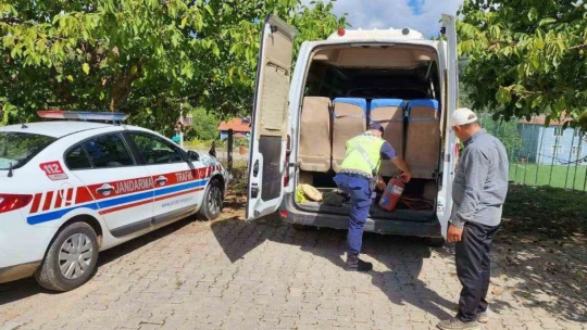 Jandarmadan öğrencilere trafik eğitimi