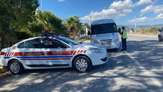 Jandarmadan öğrencilere trafik eğitimi