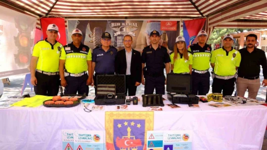 Jandarmadan öğrencilere trafik bilinci eğitimi