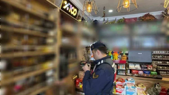 Jandarmadan sahte ve kaçak alkol denetimi