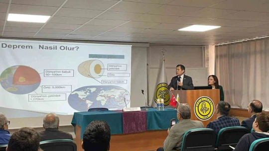 Japon Mühendis Moriwaki'den Aydın Lisesi'nde deprem konferansı