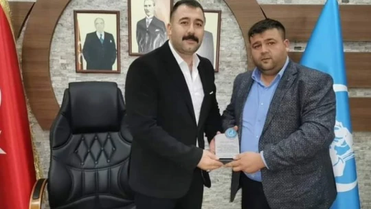 Görevi bırakmaya hazırlanan başkana teşekkür ziyareti